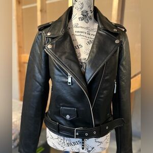 Rebecca Minkoff Faux Leather Moto Jacket